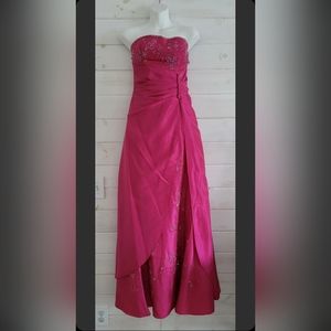 Cocktail Bridesmaid Homecoming long formal dress sz 6
